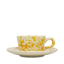 Load image into Gallery viewer, La Piscina Espresso Cup and saucer, yellow