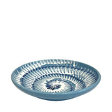Spirale Ceramic Salad Bowl, Blue