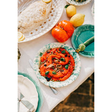 Load image into Gallery viewer, Spiaggia Ceramic Side and Dessert Plate, sea green - Puglia, Italy