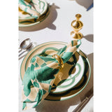 Eliá Ceramic Main Plate, Sea Green, Set of 4