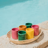 La Piscina Ceramic Cups, Set of 4