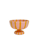 Lido Ceramic Dessert Cup, Pale Pink & Yellow