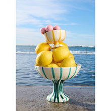 Load image into Gallery viewer, Lido Fruit Bowl Stand, Sea Green - Puglia, Italy