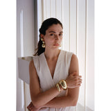 LO X ALEX AND TRAHANAS Large Chifferi Cuff, Brass