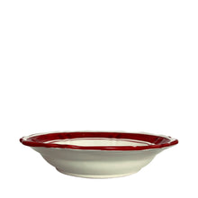 Load image into Gallery viewer, Pranzo Ceramic Pasta Bowl, Burgundy - Puglia, Italy