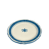 Palma Ceramic Main Plate 25cm, Blue
