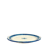 Palma Ceramic Main Plate 25cm, Blue