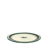 Palma Ceramic Main Plate 25cm, Sea Green