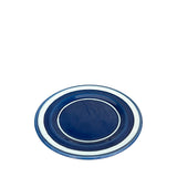 Mati Ceramic Dessert & Side Plate, Blue & White