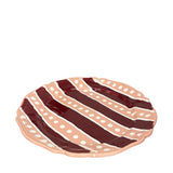 Roseo Ceramic Scalloped Serving Plate