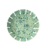 Lido Ceramic Fruit Bowl Stand, Mint Splatter.