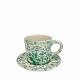 Schizzato Coffee Cup and Saucer, Sea Foam