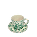 Schizzato Coffee Cup and Saucer, Sea Foam