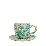 Schizzato Coffee Cup and Saucer, Sea Foam
