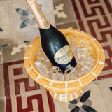 Grande Ceramic Pedestal Champagne Urn, Honey