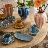 Vacanza Coffee Cup and Saucer, Blue