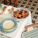 Conchiglia Ceramic Serving Bowl, Mint