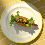 Palma Ceramic Main Plate 28cm, Yellow