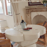Scalloped Wine Cooler, Blue