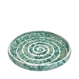 Conchiglia Ceramic Serving Bowl, Mint