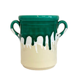 Dal Mare Ceramic Wine Cooler, Green