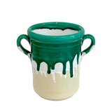 Dal Mare Ceramic Wine Cooler, Green