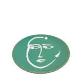 Ceramic Dessert & Side Face Plate, Mint