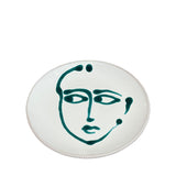 Ceramic Dessert & Side Face Plate, Bianco