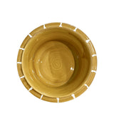 Grande Ceramic Pedestal Champagne Urn, Honey