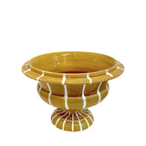 Grande Ceramic Pedestal Champagne Urn, Honey
