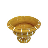 Grande Ceramic Pedestal Champagne Urn, Honey