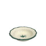 Palma Ceramic Scalloped Bowl 19cm, Sea Green