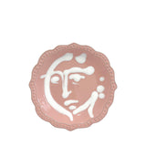 Piccolo Face Ceramic Side Plate, Pink