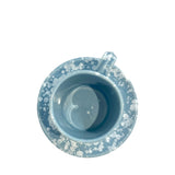Schizzato Coffee Cup and Saucer, Blu e Bianco