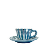 Vacanza Coffee Cup and Saucer, Blue