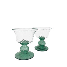 Load image into Gallery viewer, Hand-blown glass dessert cups, set of 2 - Mallorca, Spain