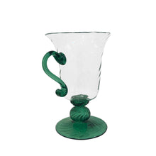 Load image into Gallery viewer, Hand-blown glass water jug, sea green - Mallorca, Spain