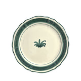 Palma Ceramic Main Plate 25cm, Sea Green