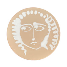 Load image into Gallery viewer, ALEX AND TRAHANAS X THE THINKING TRAVELLER, Large Face Serving Plate, Beige - Puglia, Italy
