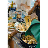 Eliá Ceramic Pasta Bowl, Sea Green, Set of 4