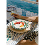 Eliá Ceramic Pasta Bowl, Sea Green, Set of 4