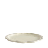 Ponti Ceramic Scalloped Main Plate, Cream