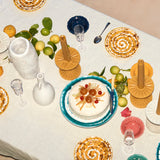 Spirale Ceramic Dessert & Side Plate, Yellow