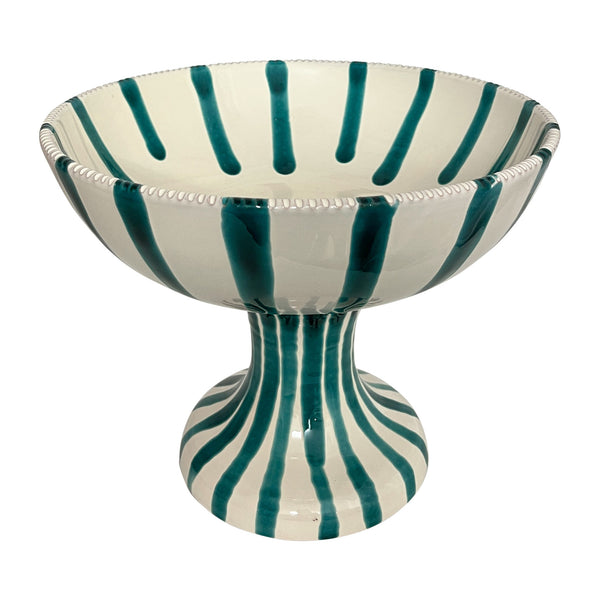 Lido Fruit Bowl Stand, Sea Green - Puglia, Italy