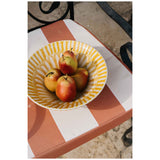 Frutti Ceramic Serving Bowl, Yellow & Orange
