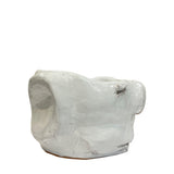 Ceramic Head Sculpture, White, Puglia, Italy - Bettino