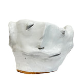 Ceramic Head Sculpture, White, Puglia, Italy - Lauro