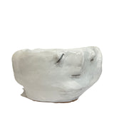 Ceramic Head Sculpture, White, Puglia, Italy - Rafaelle