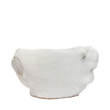 Ceramic Head Sculpture, White, Puglia, Italy - Rafaelle