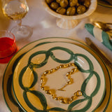 Eliá Ceramic Pasta Bowl, Sea Green, Set of 6